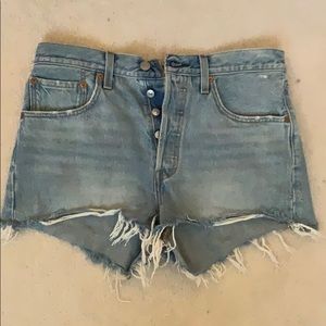 Levi denim shorts